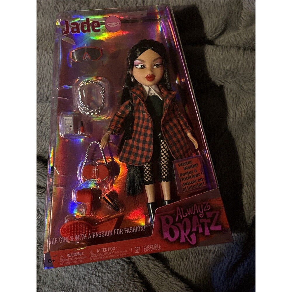 MGA Always Bratz Jade Fashion Doll with 10 Accessories and Poster - NEW IN BOX